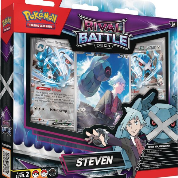 Pokemon TCG: Rival Battle Deck — Steven (60 Cards) - Picture 2 of 4